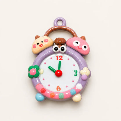 Cartoon Alarm Clock Charm