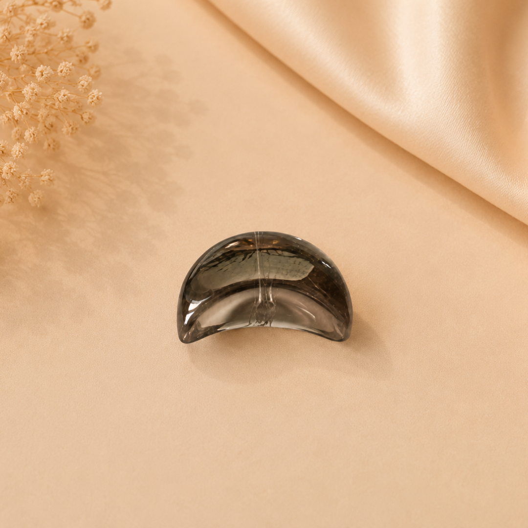 Electroplated AB Moon Glass Beads