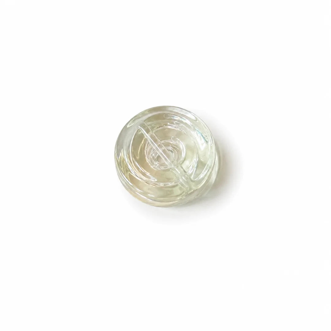 12mm | Gradient Jelly Candy Swirl Glass Beads with Center Hole