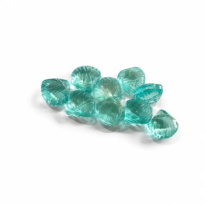 11 mm | Transparent Glass Shell Beads
