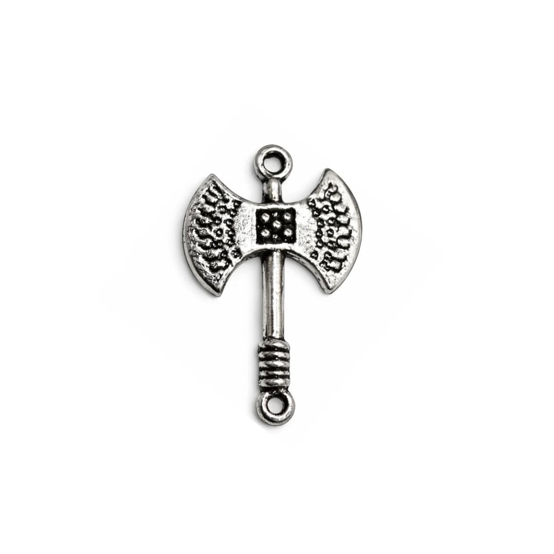 Silver | 25x15 mm | Axe Drop Charm