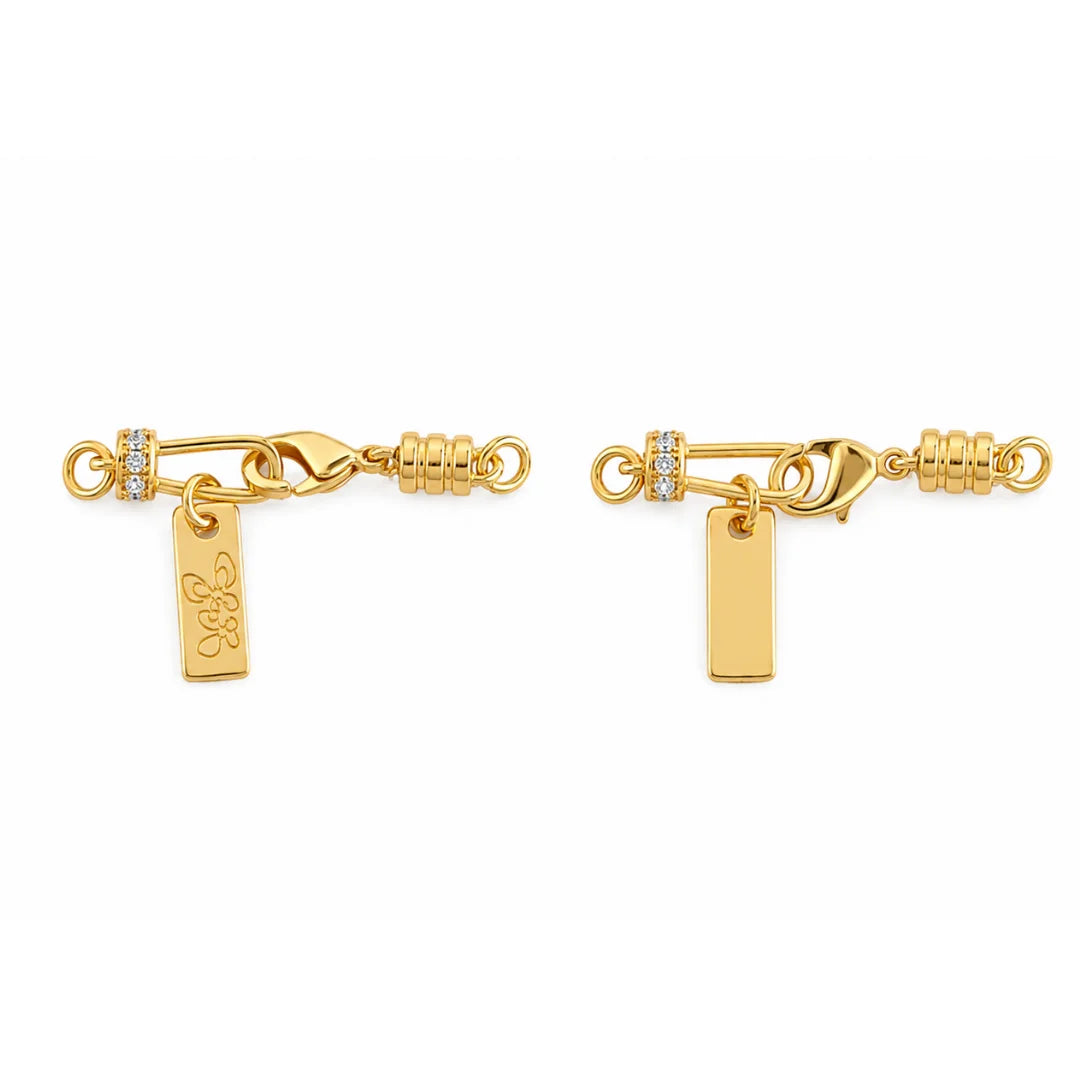 Stainless Steel | Gold Plated Lobster Clasp with Tag | 29mm (H) x 7mm (W)
