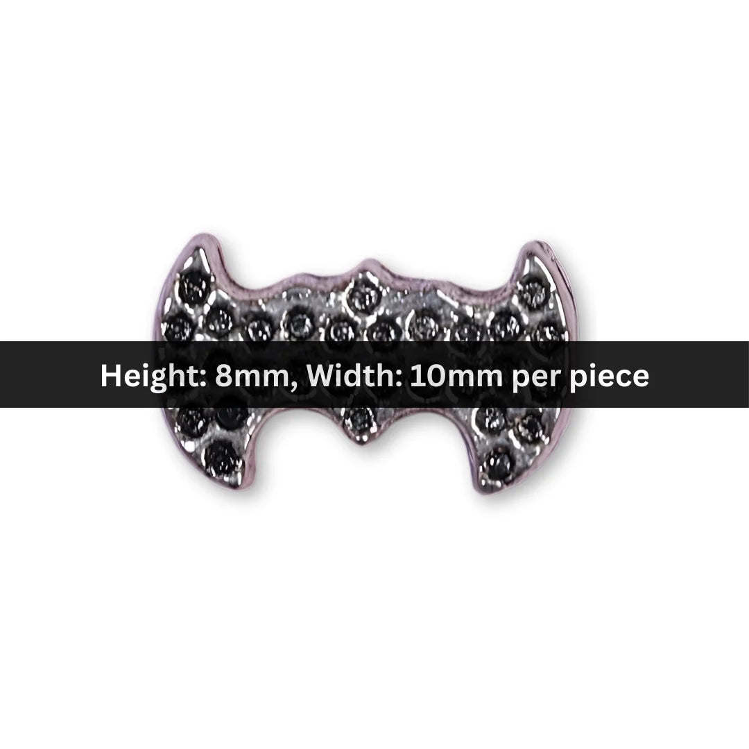 Stainless Steel | 8x10 mm | Batman Wing Charm