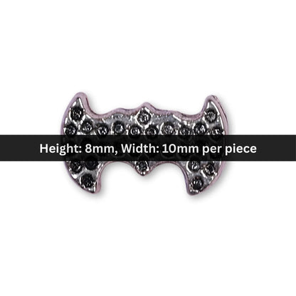 Stainless Steel | 8x10 mm | Batman Wing Charm