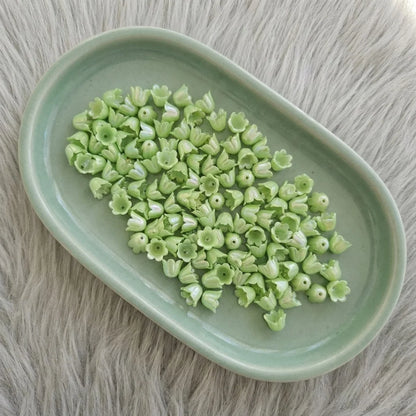 Acrylic | 10x6 mm | Bell Flower Beads - Style 01