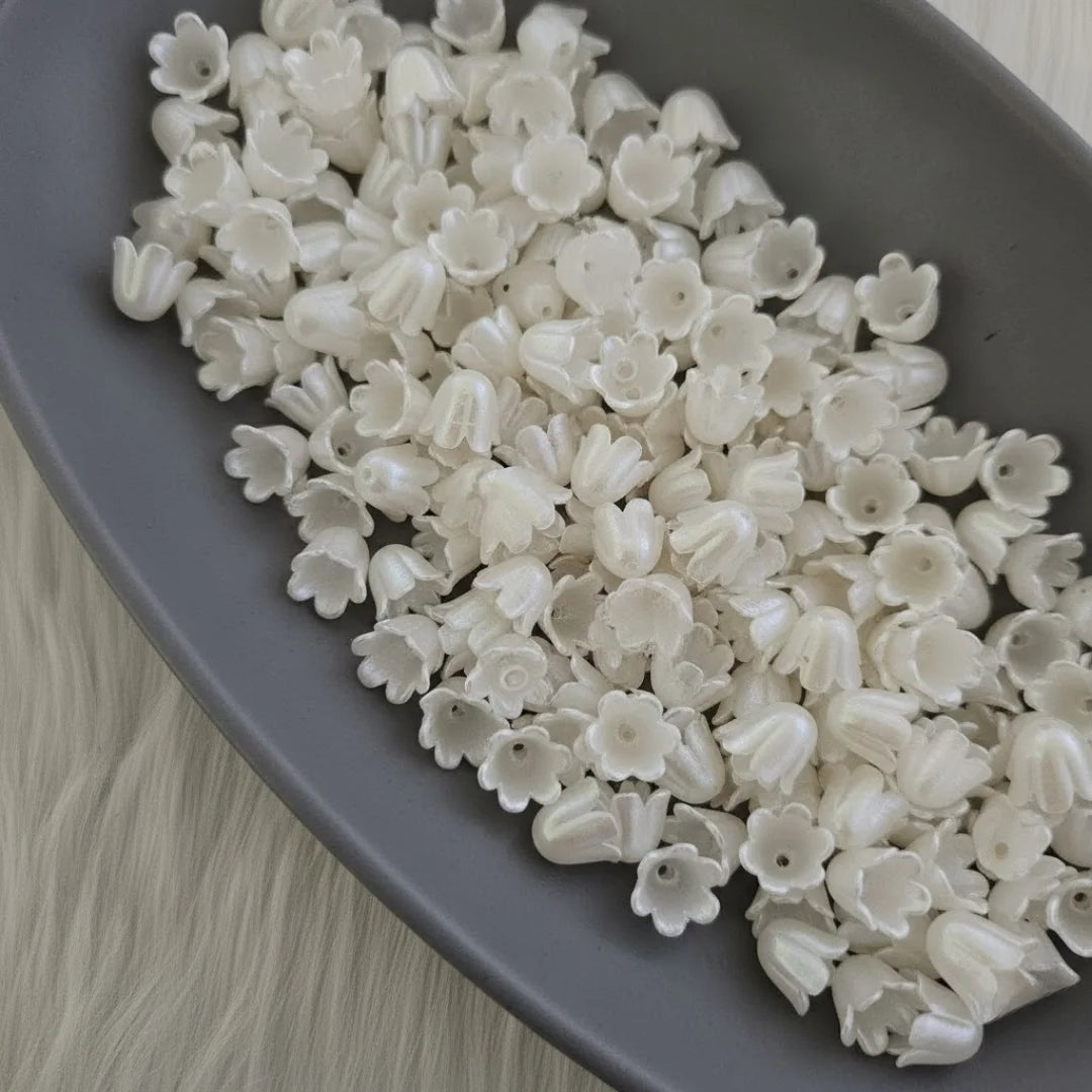 Acrylic | 10x6 mm | Bell Flower Beads - Style 01