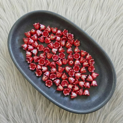 Acrylic | 10x6 mm | Bell Flower Beads - Style 01