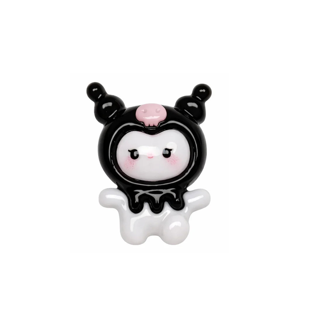 Acrylic | Black Kuromi Charm – Style 04