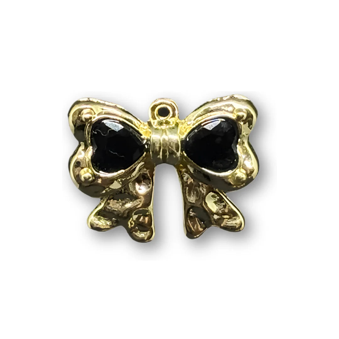 Stainless Steel | 20x23 mm | Bow With Heart Charm – Style 01