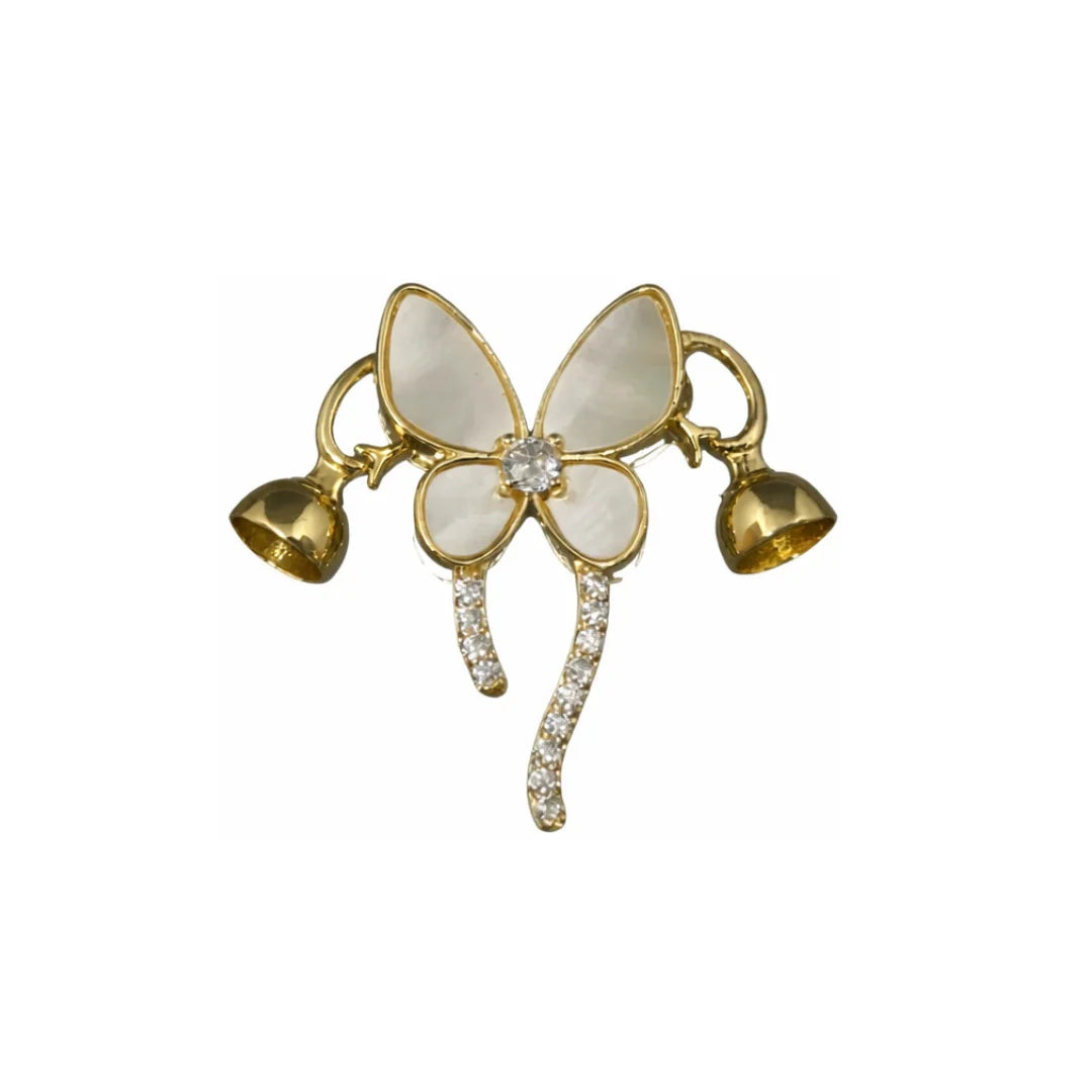 Stainless Steel | 33x25 mm | Butterfly Charm