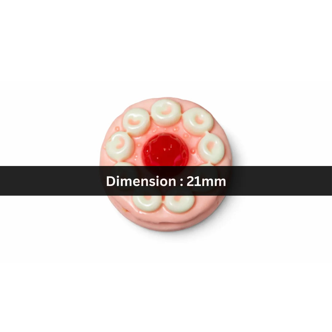Acrylic | 21 mm | Candy Ring With Red Centre