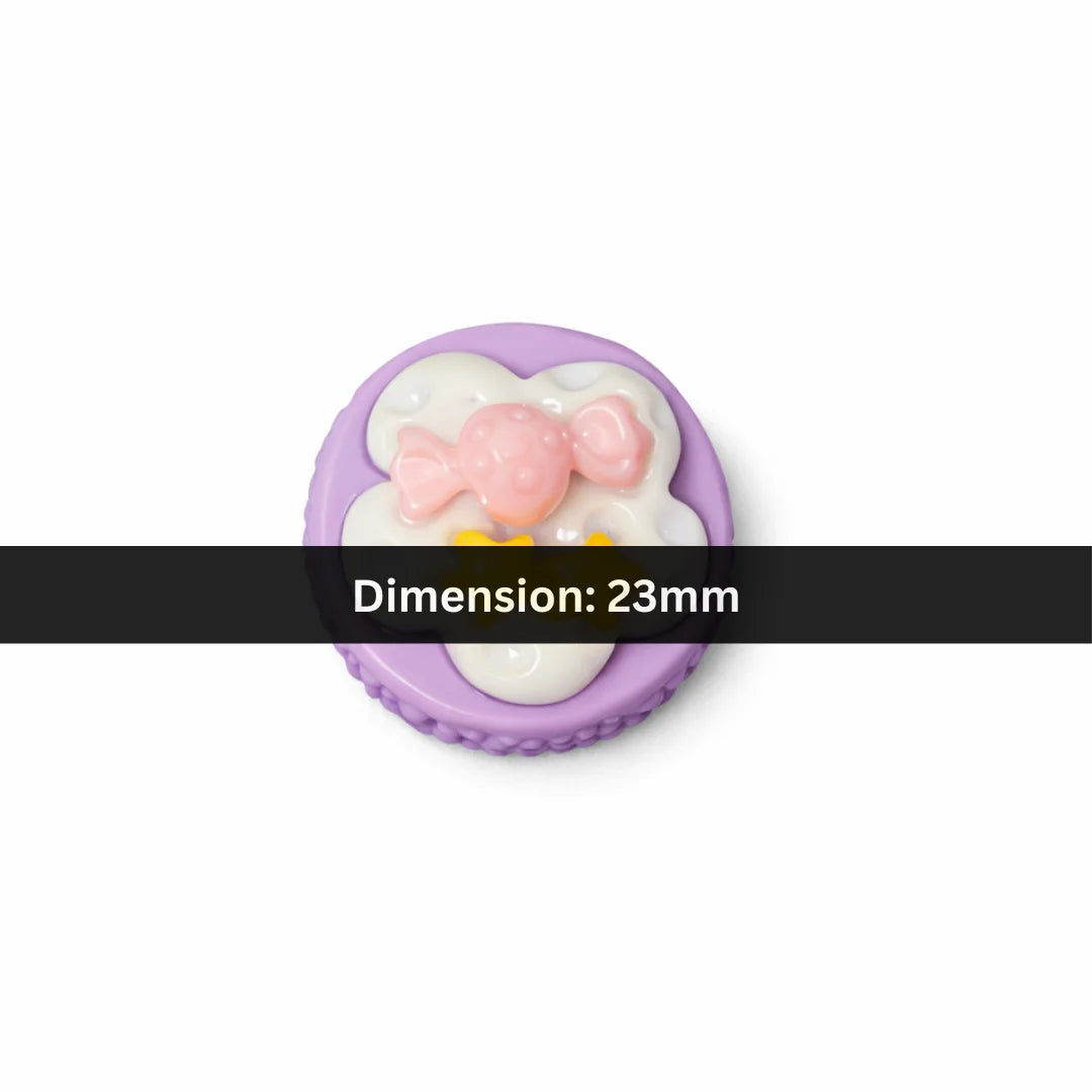 Acrylic | 23 mm | Candy Treat With Pink And Stars