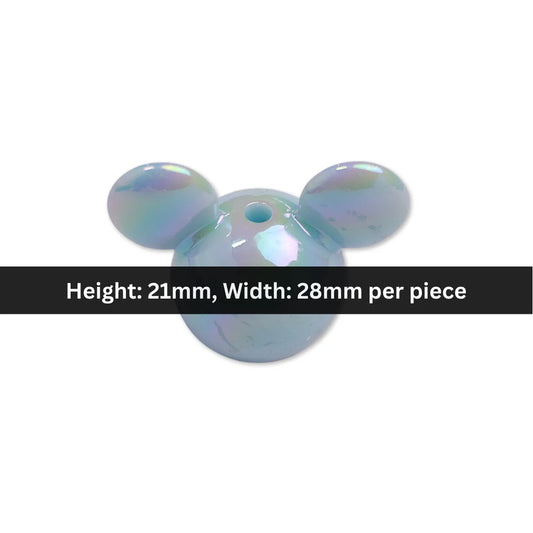 Acrylic | 21x28 mm | Cartoon Mouse Head Shaped Charm