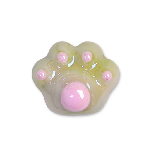 Acrylic | 12x13 mm | Cat Paw Bead – Style 03