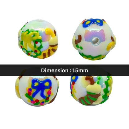 Christmas-Themed Bead - Style 01 | 15mm