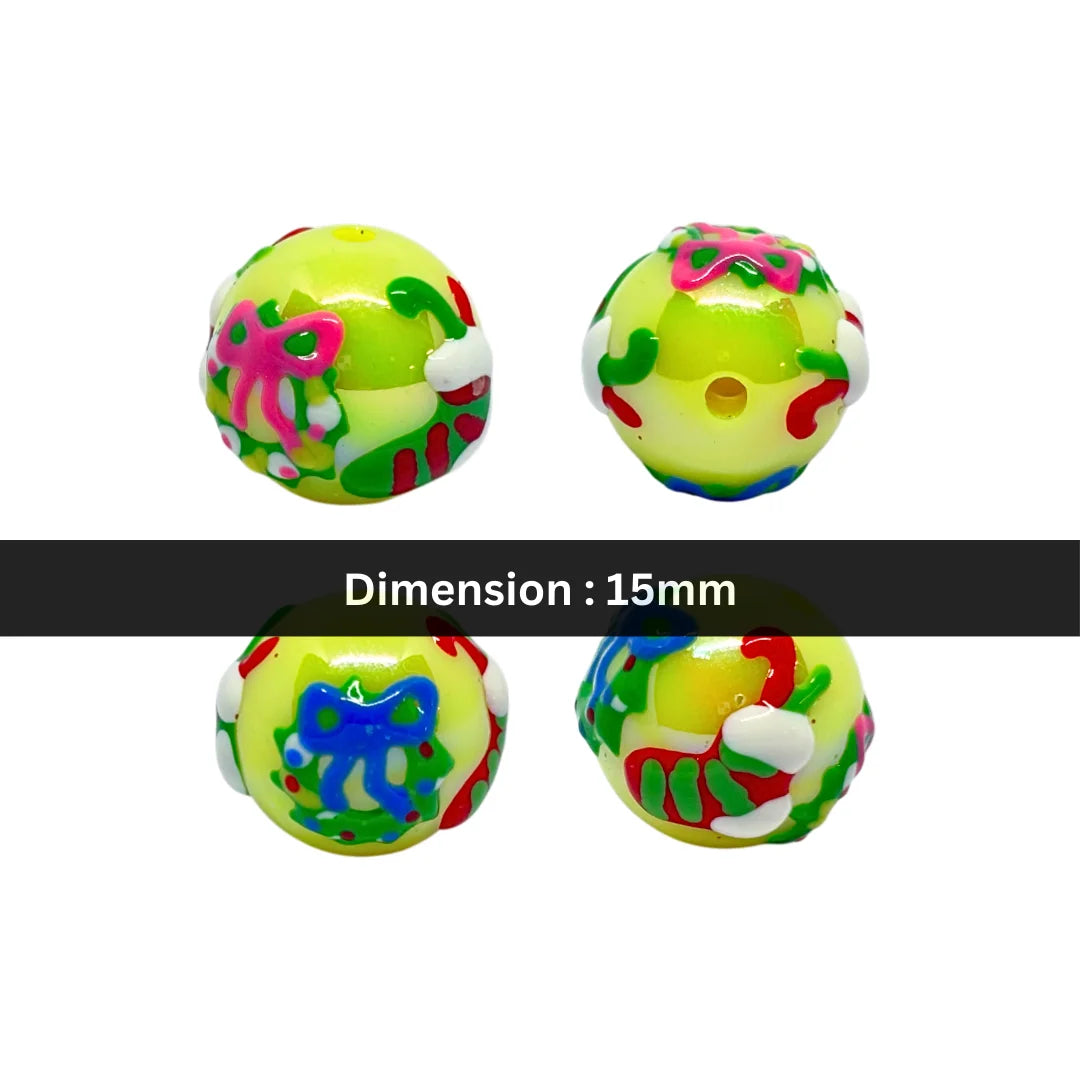 Christmas-Themed Bead - Style 03 | 15mm