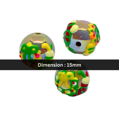 Colorful Glass Bead | 15mm