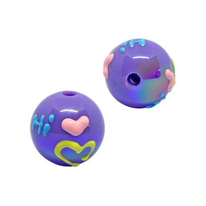 Colorful Love Bead | 15mm