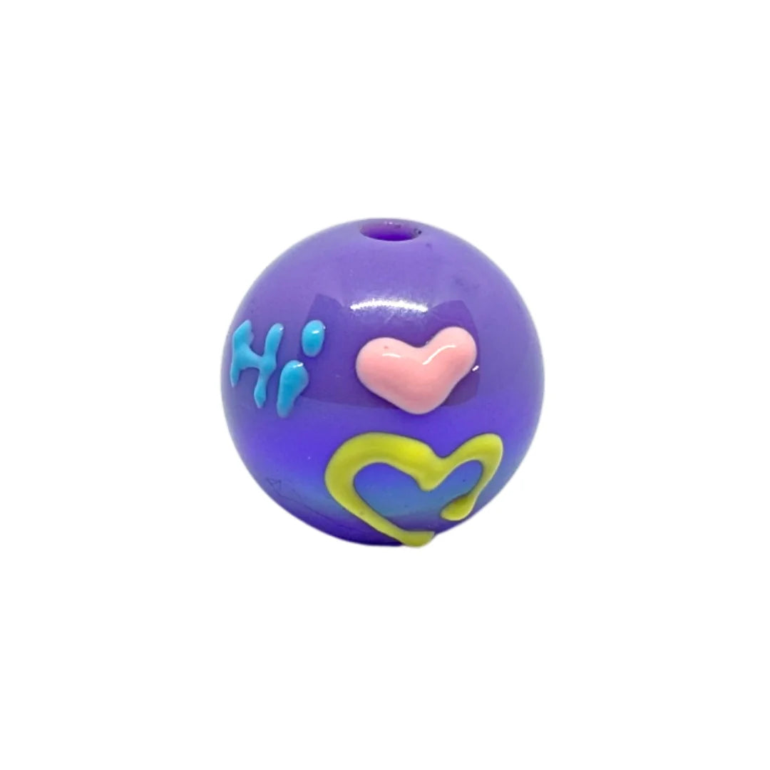 Colorful Love Bead | 15mm