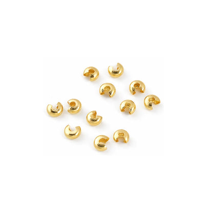 Stainless Steel | 5x5 mm | Crimp Covers Beads Style - 01