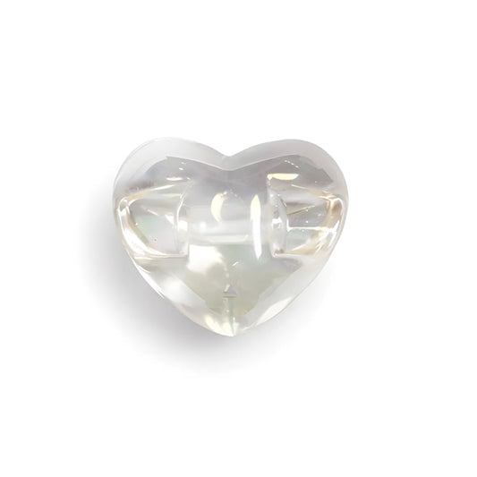 Acrylic | 14x10 mm | Crystal Heart Bead
