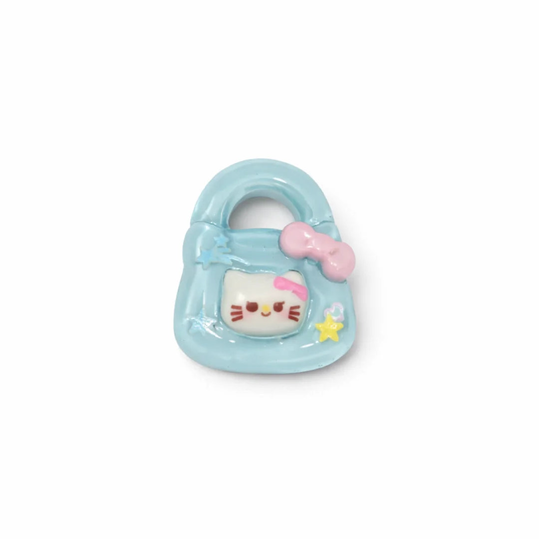 Acrylic | 20x18 mm | Cute Baby Blue Handbag