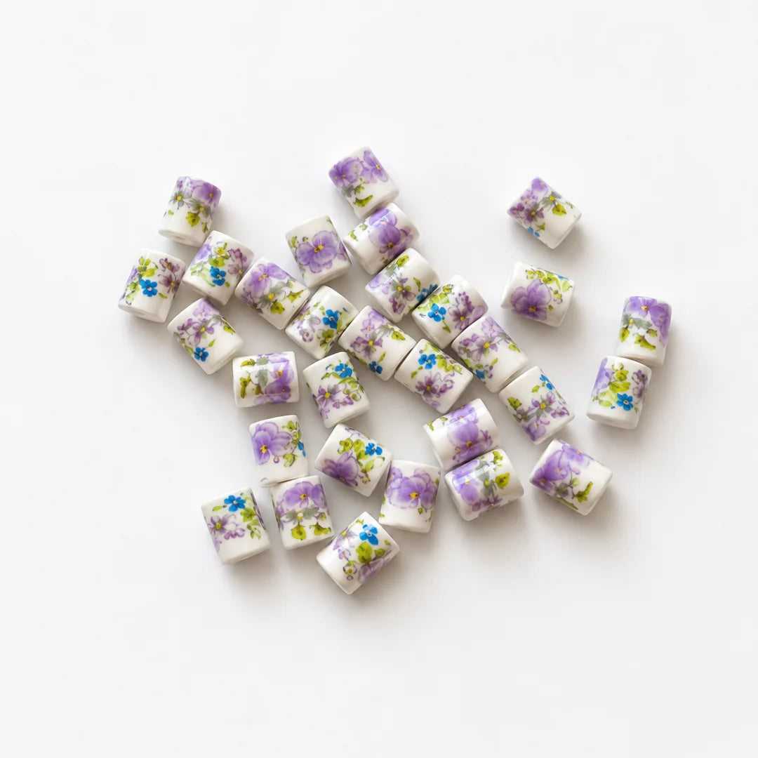 Cylinder Shaped Ceramic Beads