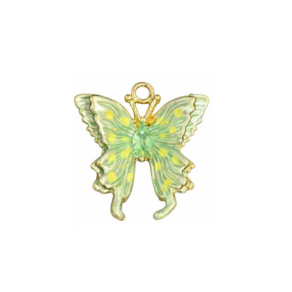 Stainless Steel | 22x20 mm | Double Layer Butterfly Charm Style 02
