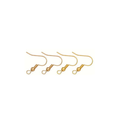 18k Stainless Steel | 16x16 mm | Pair of Earring Hooks Style -02
