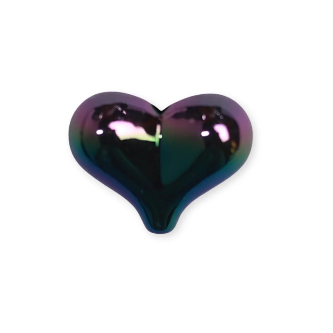 Acrylic | 18x20 mm | Glossy Heart Shaped Acrylic Beads