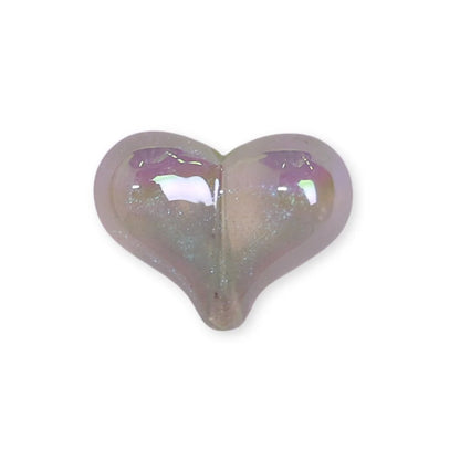 Acrylic | 18x20 mm | Glossy Heart Shaped Acrylic Beads