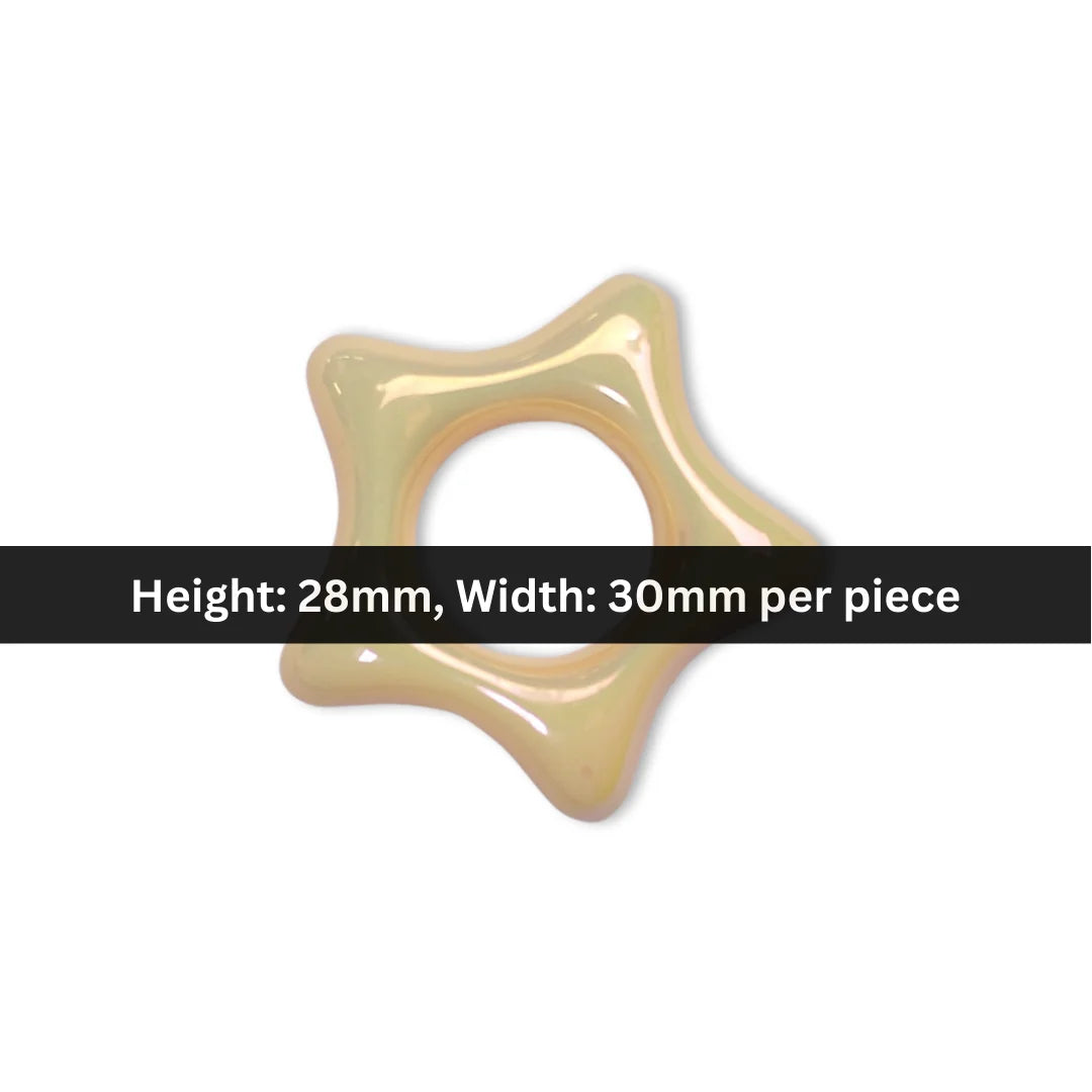 Acrylic | 28x30 mm | Glossy Star Donut