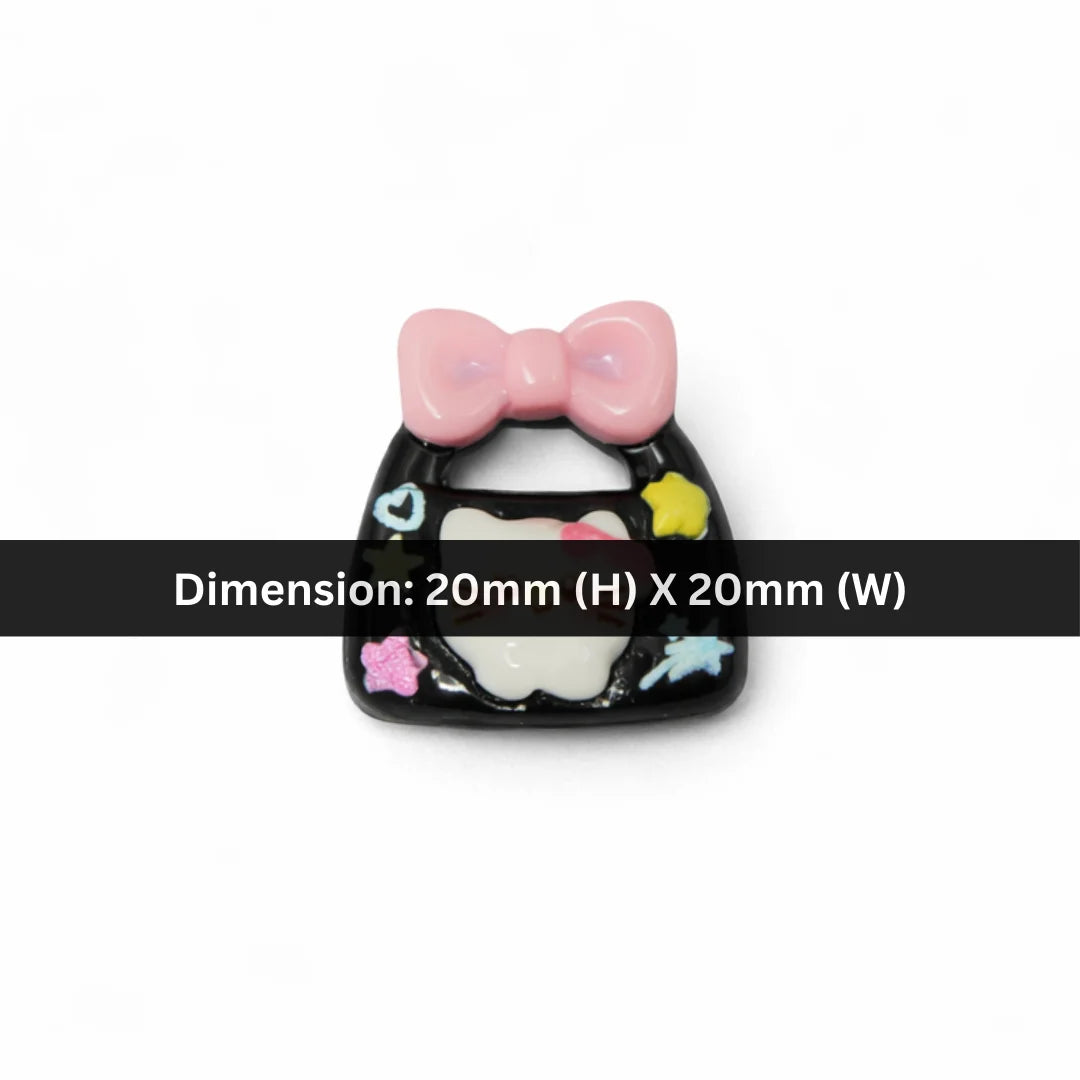 Acrylic | 20x20 mm | Glossy With Cat And Stars