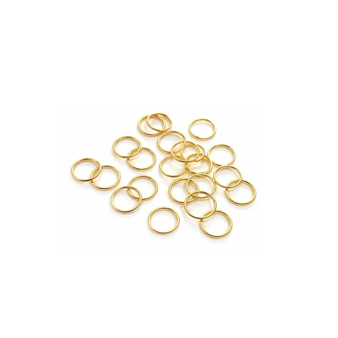 Stainless Steel | Gold Plated Jump Ring – Large (6mm)