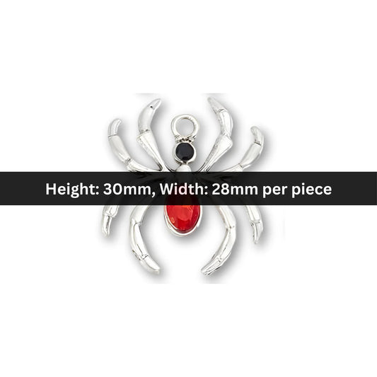 30x28 mm | Spider-Shaped Charm - Style 02