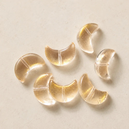 Moon Glass Beads