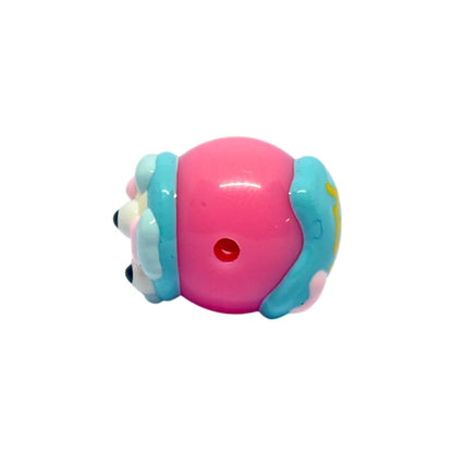 Happy Face Pastel Cartoon Bead | 15mm
