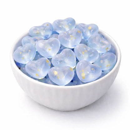 Frosted | 8x9 mm | Heart Shape Pearl Beads - Style 02