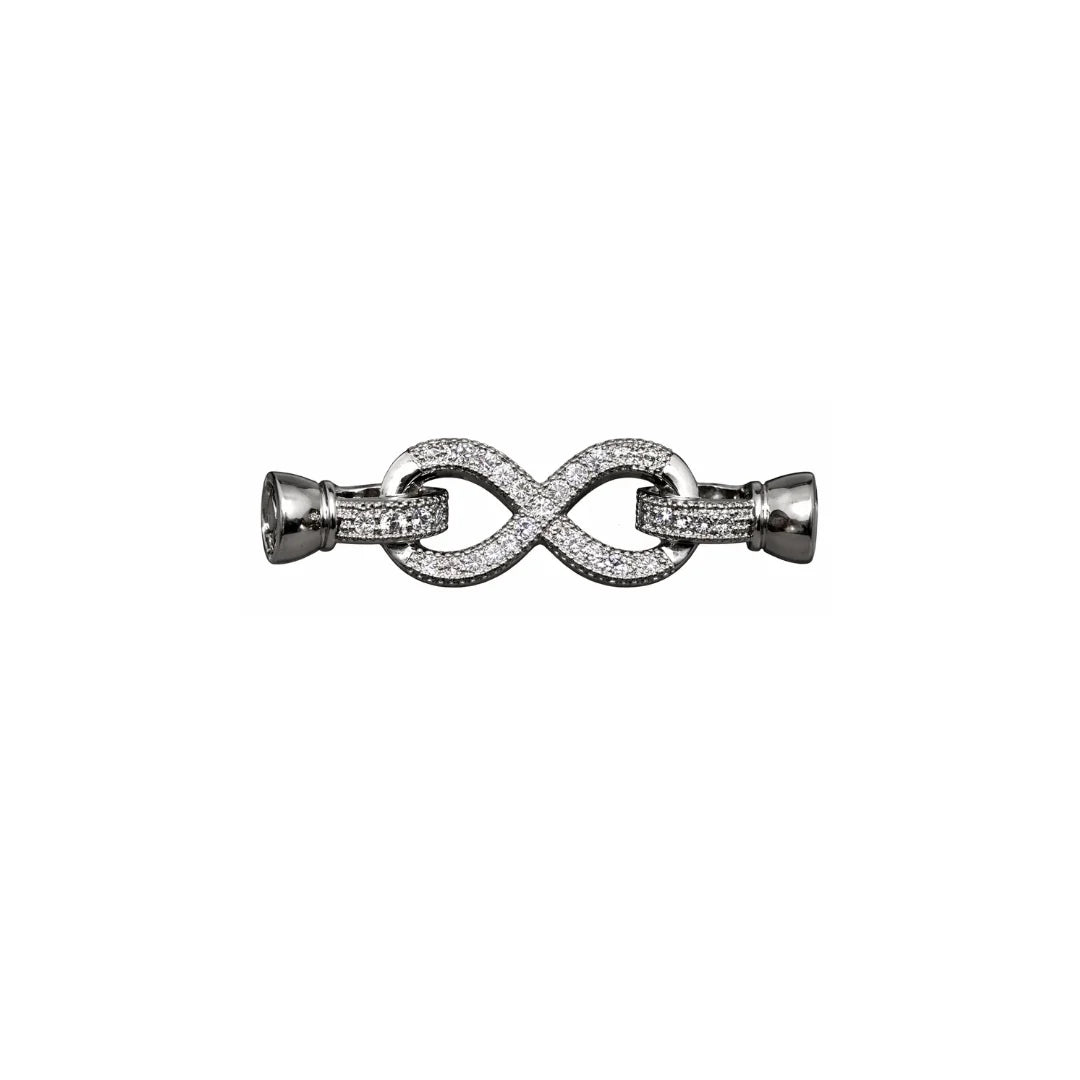 Stainless Steel | 20x20 mm | Infinity Connector Clasp for Necklace & Bracelet