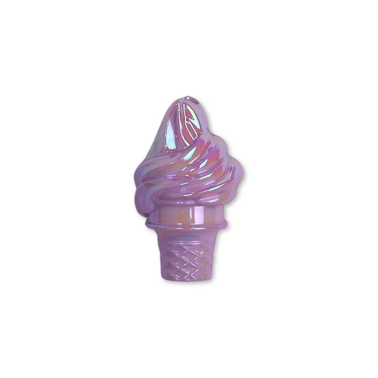 Acrylic | 27x11 mm | Iridescent Ice Cream Cone Charm