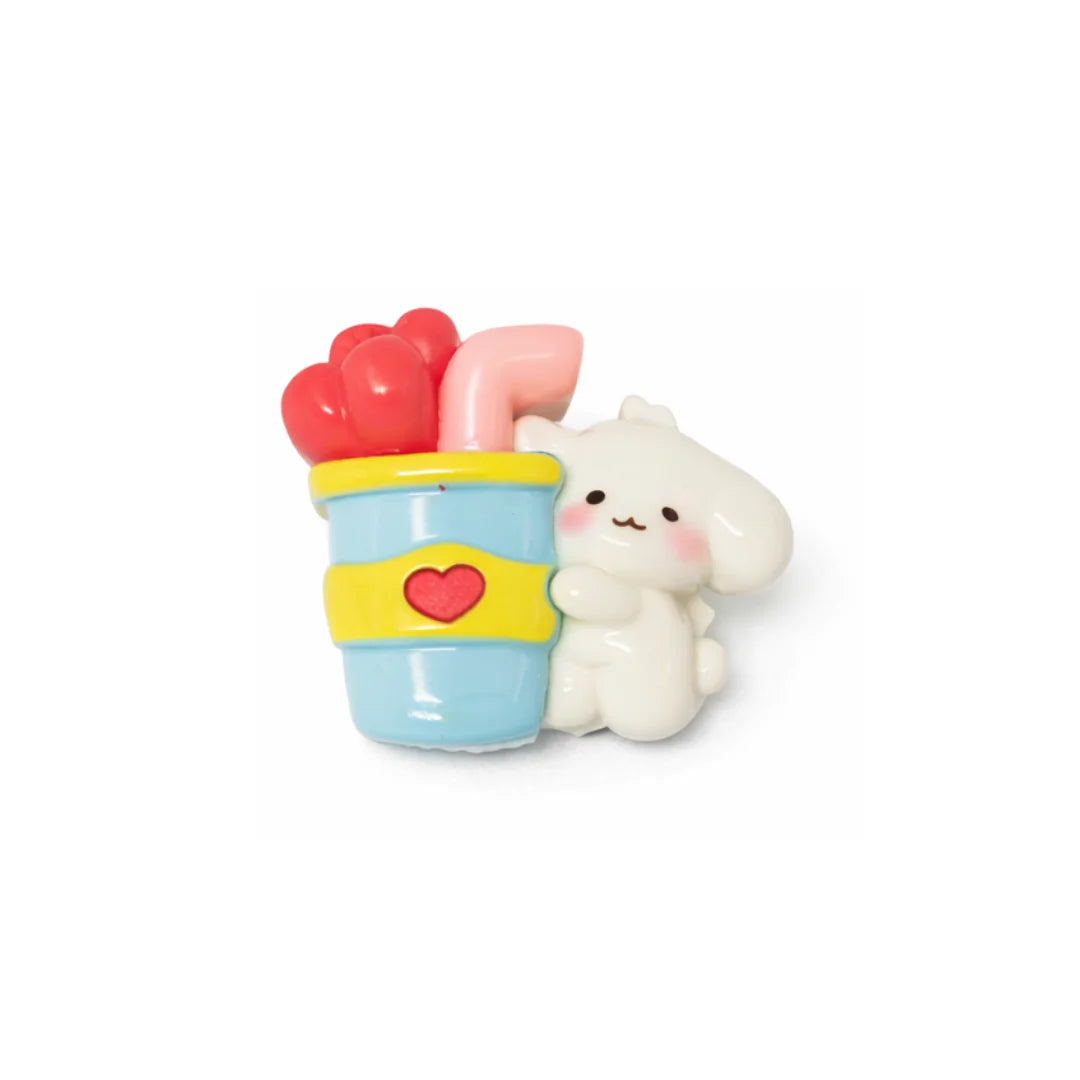Acrylic | 25x28 mm | Kawaii Bunny With Heart Cup