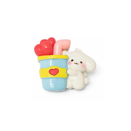 Acrylic | 25x28 mm | Kawaii Bunny With Heart Cup