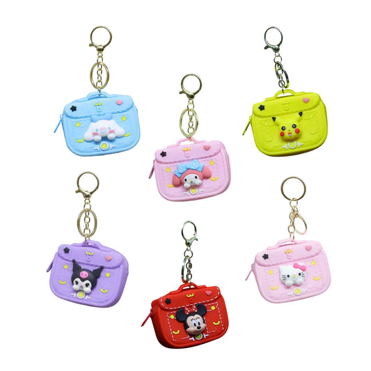 Cartoon Pouch Keychain
