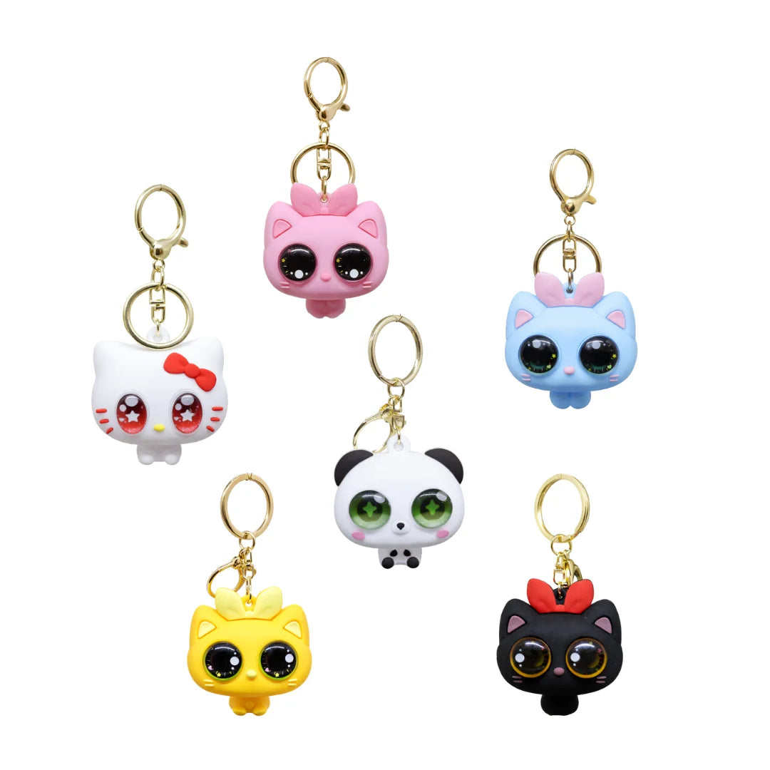 Cat Face Keychain