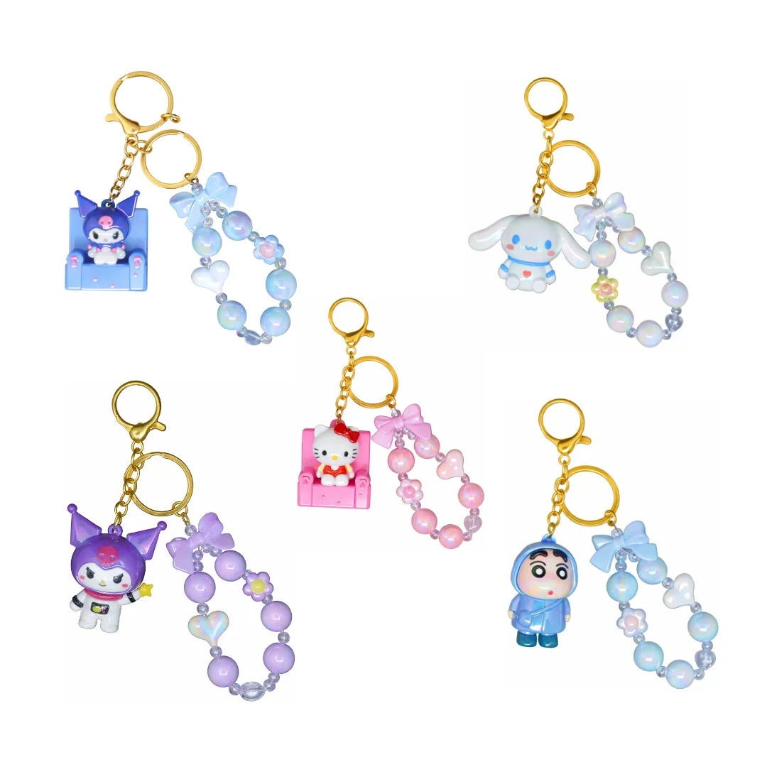 Keychain With Beads
