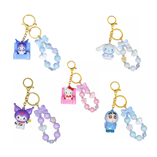 Keychain With Beads