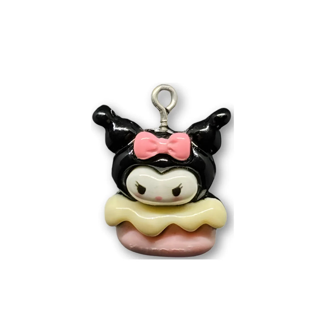 Acrylic | 27x20 mm | Kuromi Charm – Style 01