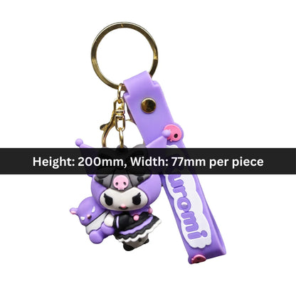 Kuromi Style Squad Keychain