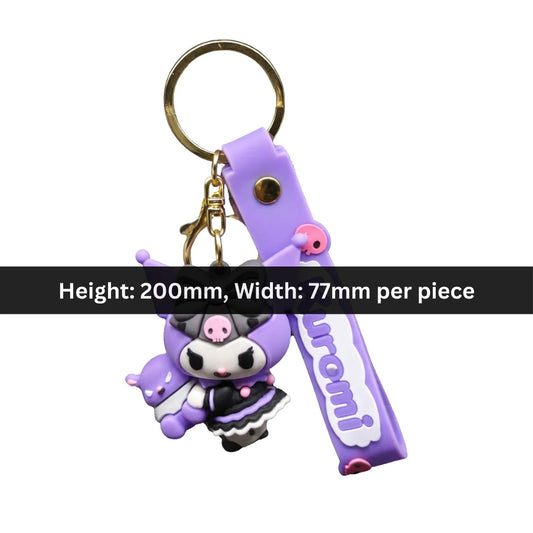 Kuromi Style Squad Keychain