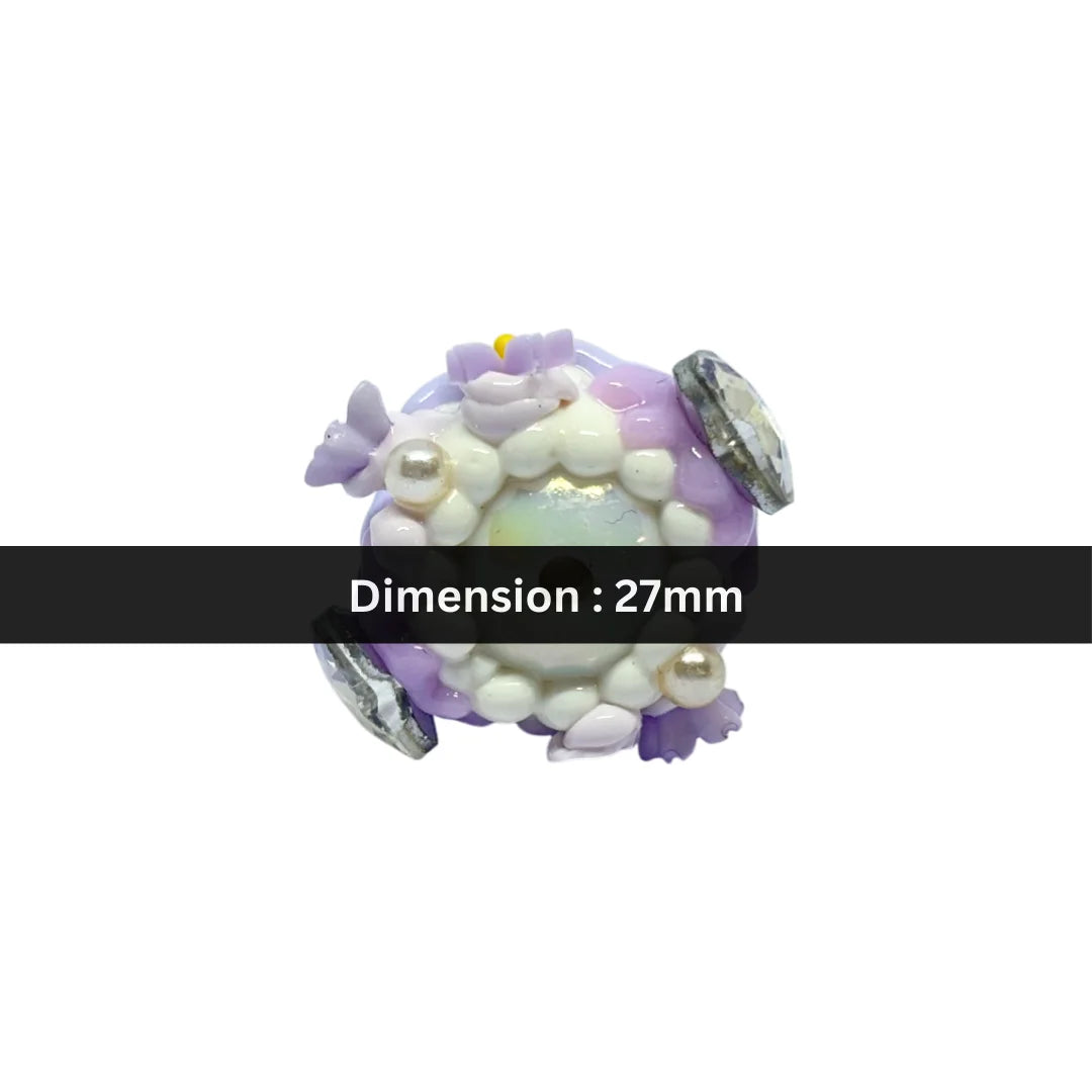 Acrylic |  27 mm | Lavender Pearl Bead
